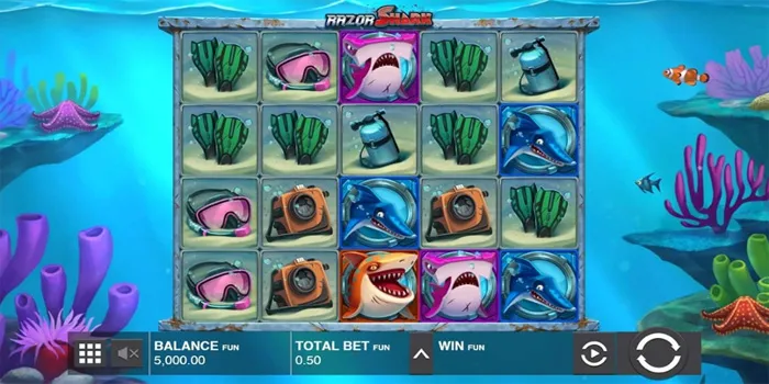 Fitur Bonus Slot Razor Shark