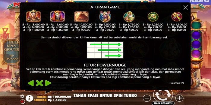 Simbol-dan-Nilai-Pembayaran-Slot-Rise-of-Giza-PowerNudge